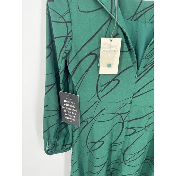 TUCKERNUCK Pine Twombly Draped Macie Dress NWT Size XS - Picture 10 of 10